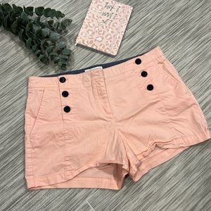 Nautical Shorts Peach 🍑 Size- 14